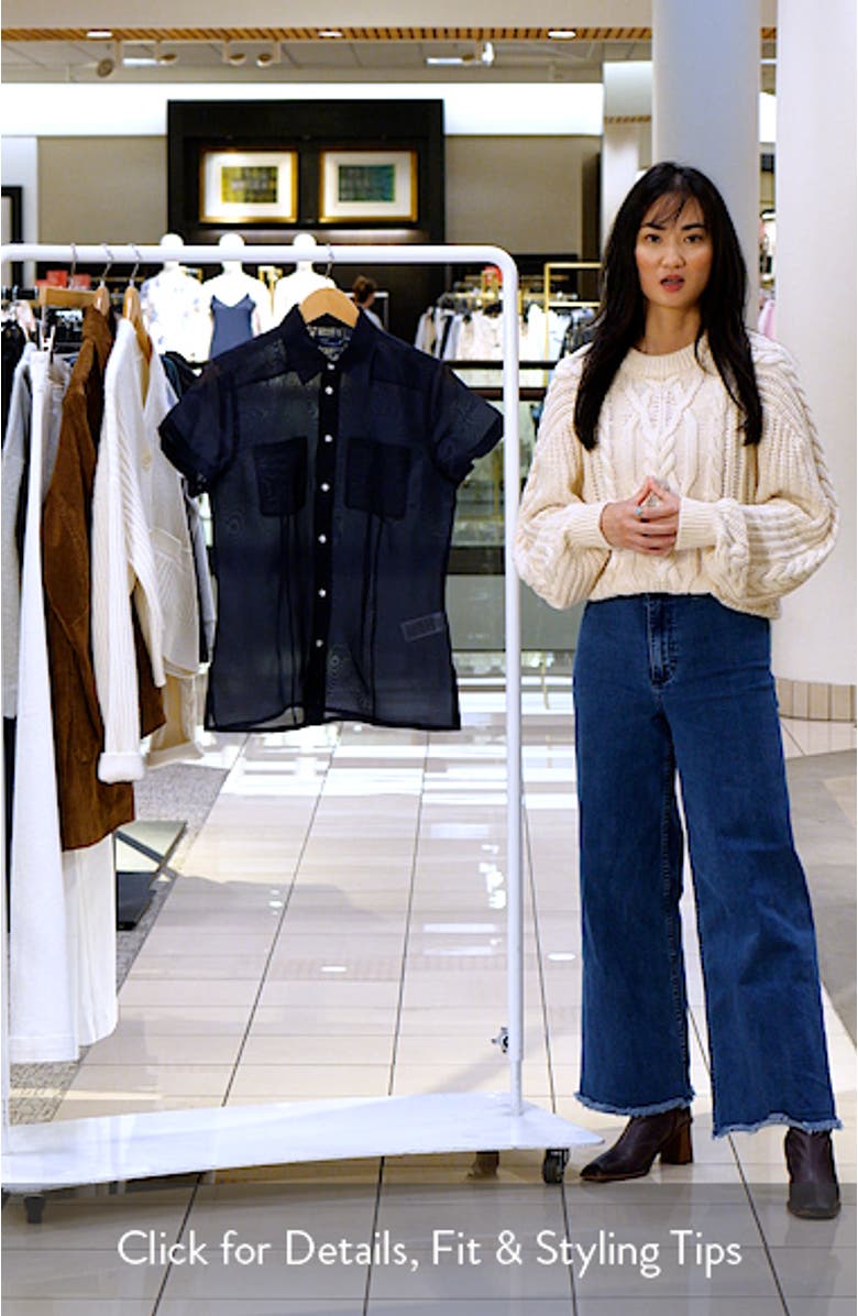 Organza Silk Shirt, sales video thumbnail