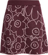 Marimekko Tostva Pirto Unko Wool Blend Skirt
