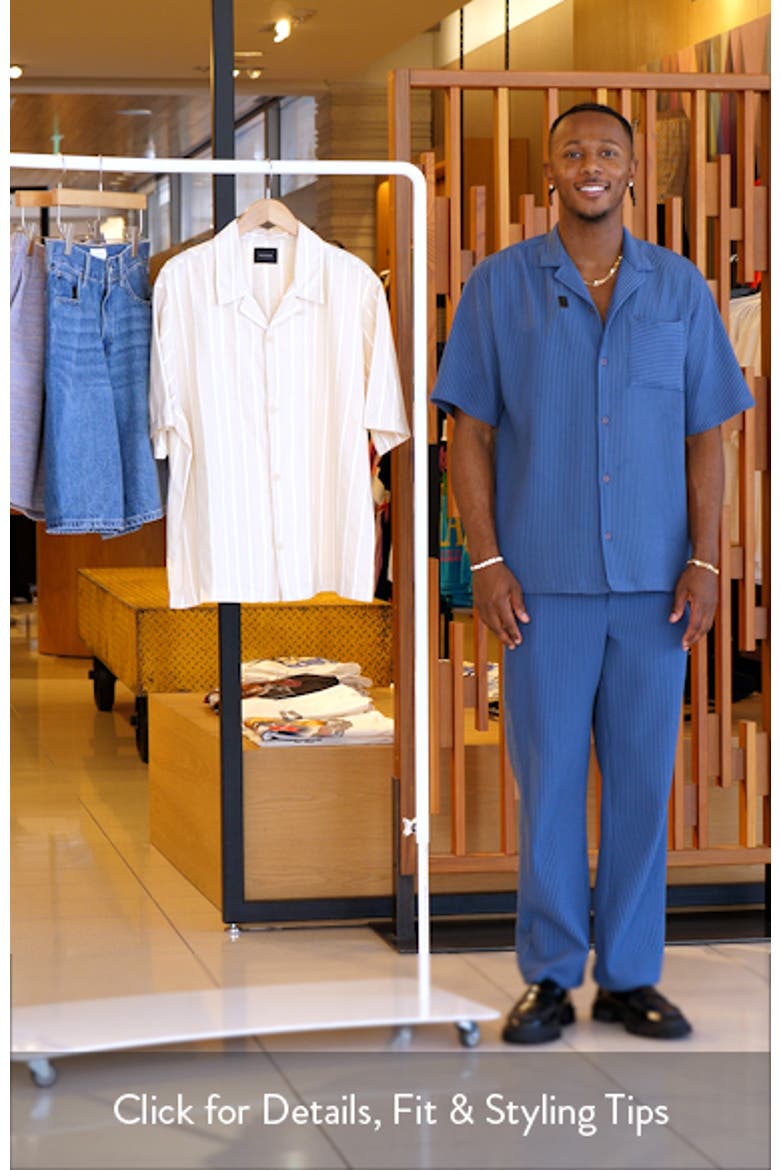 Stripe Cotton & Linen Camp Shirt video