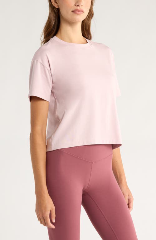 Zella New Take Crewneck T-shirt In Pink