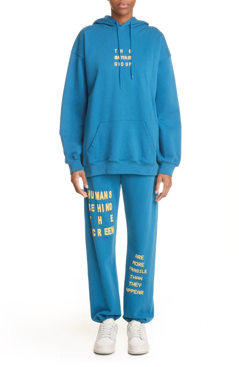 THE MAYFAIR GROUP Fragile Humans Cotton Sweatpants, Alternate, color, 