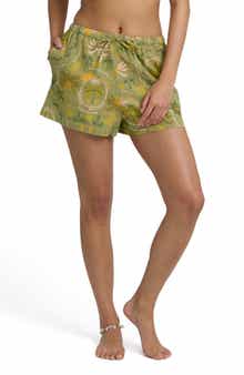 Billabong Wanderer Print Drawstring Shorts