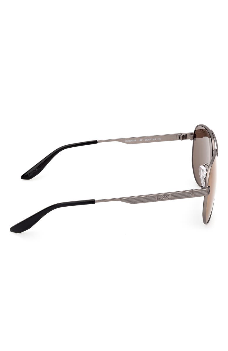 BMW 60mm Pilot Sunglasses, Alternate, color, 