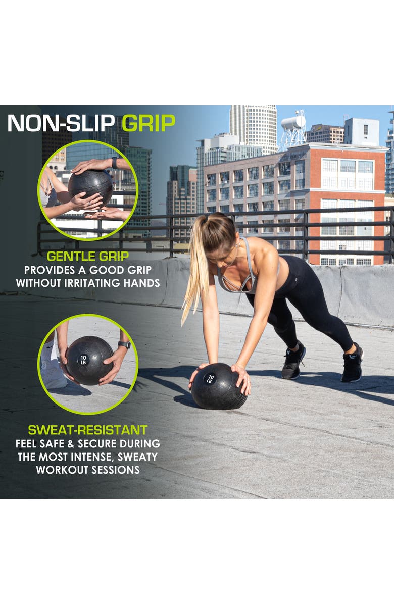 ProsourceFit Classic Slam Ball, Alternate, color, 10 Lb