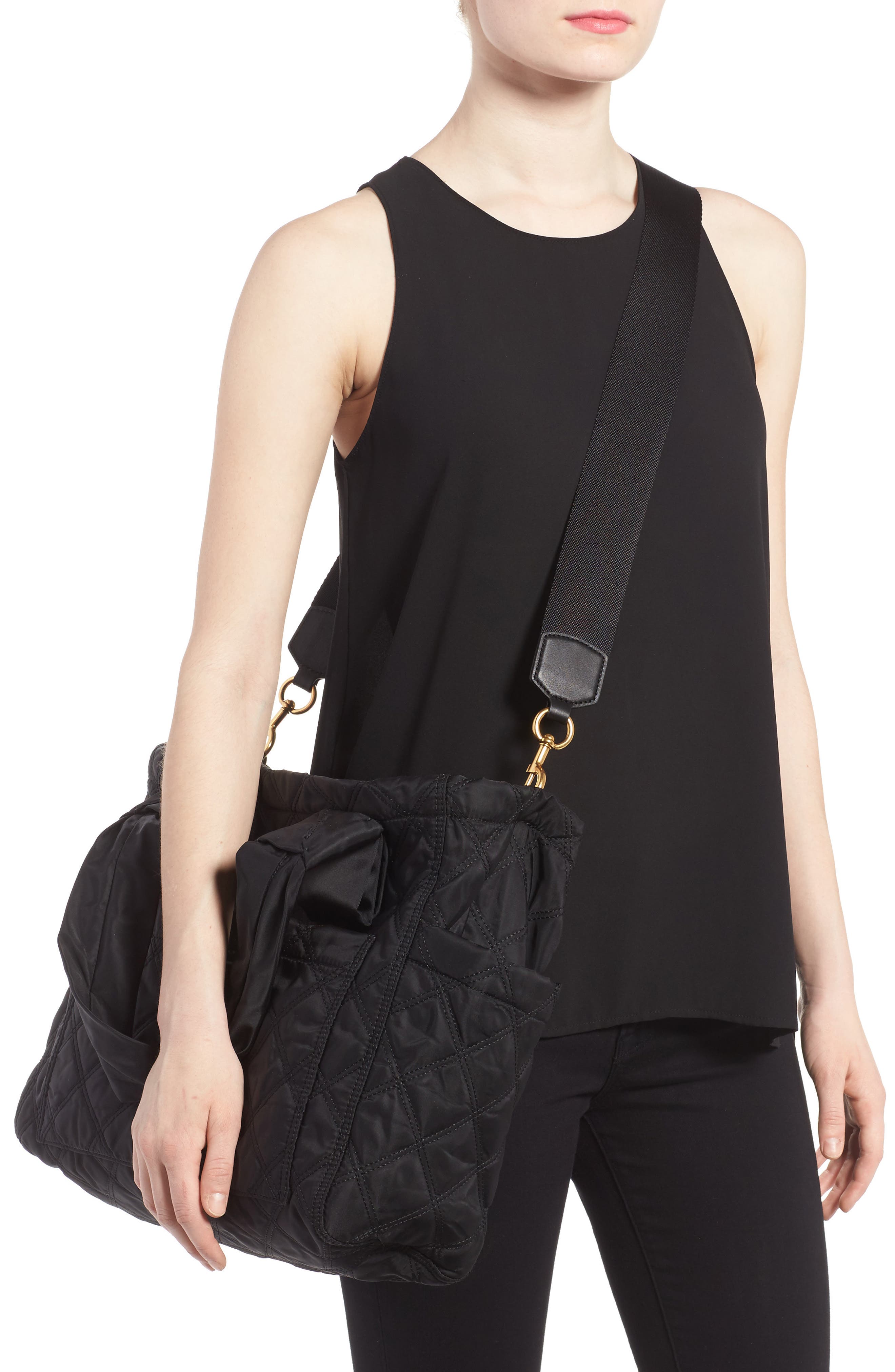 Marc Jacobs Nylon Knot Diaper Bag, Alternate, color, 