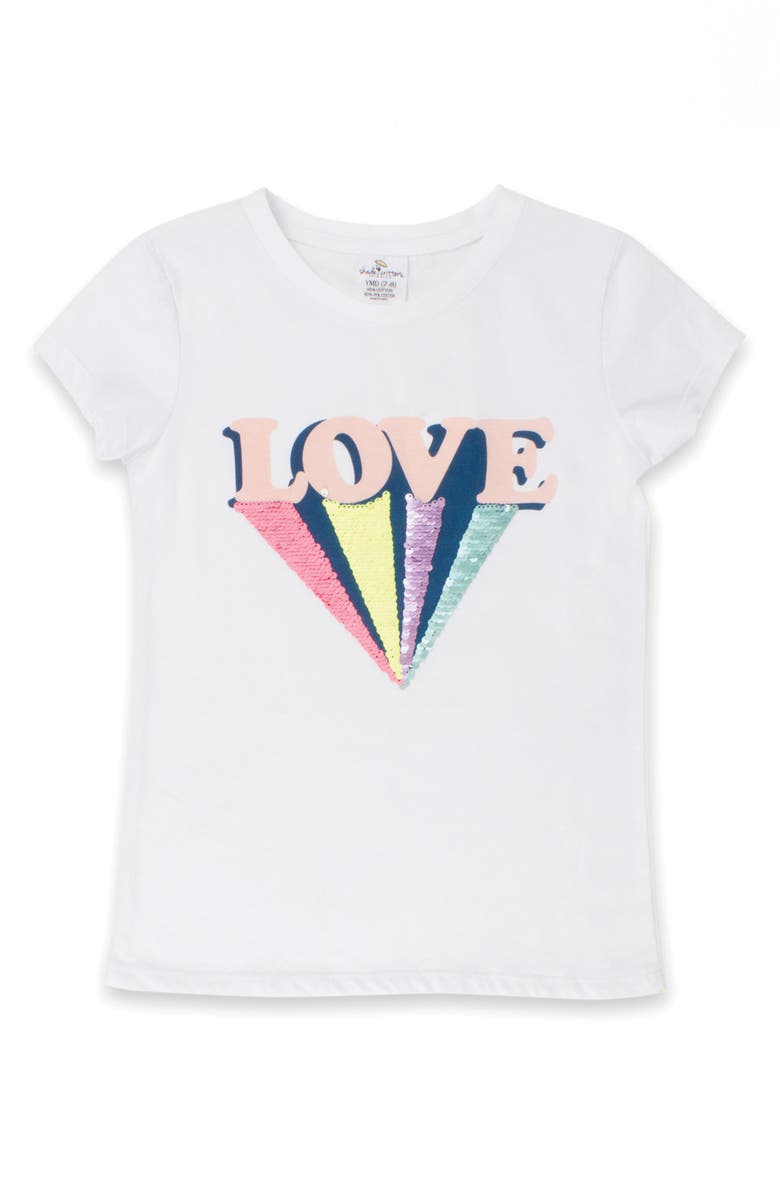 Shade Critters Kids' Love Sequin T-Shirt, Main, color,