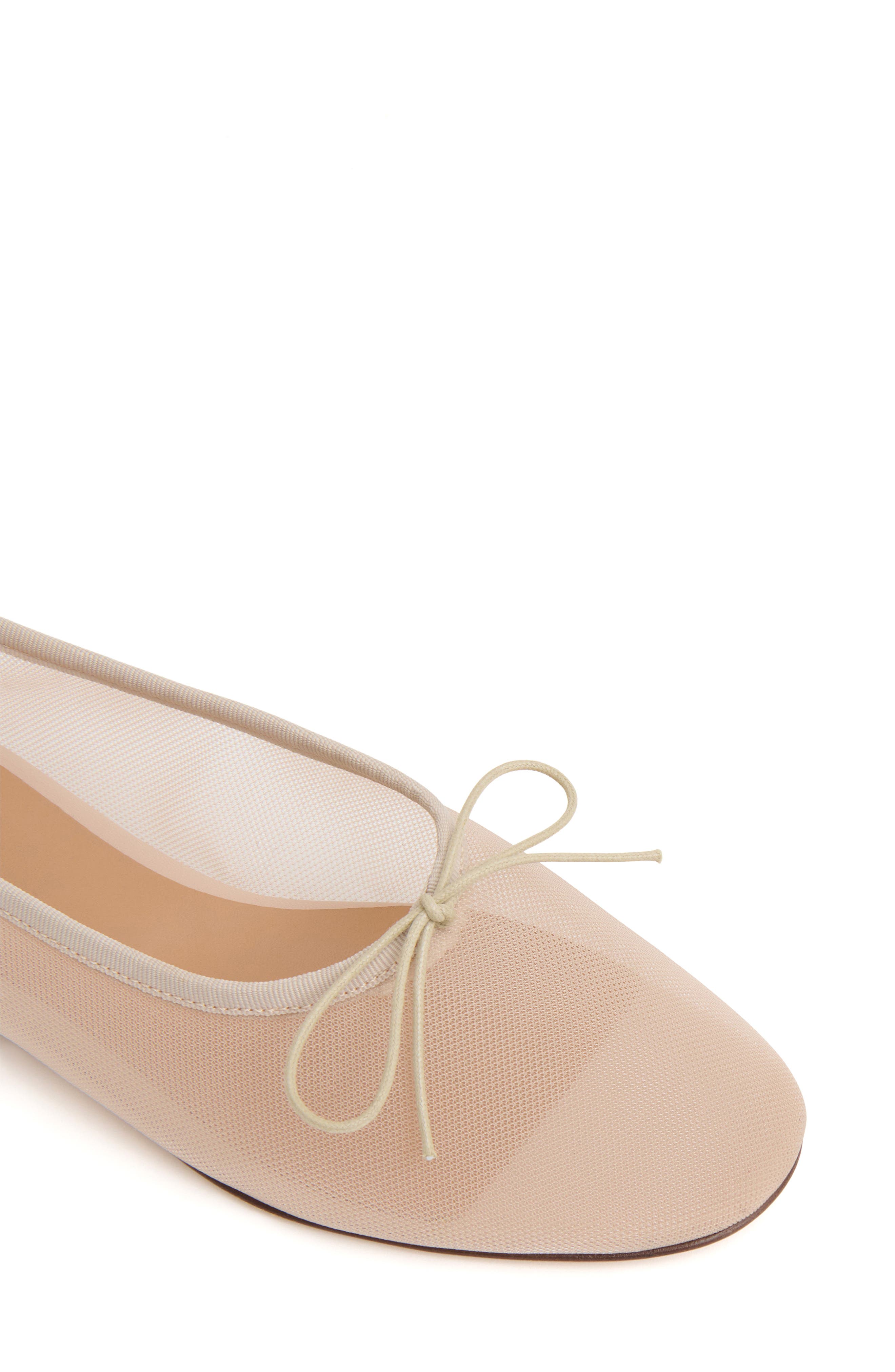 Mansur Gavriel Dream Mesh Ballerina Flat, Alternate, color, Beige