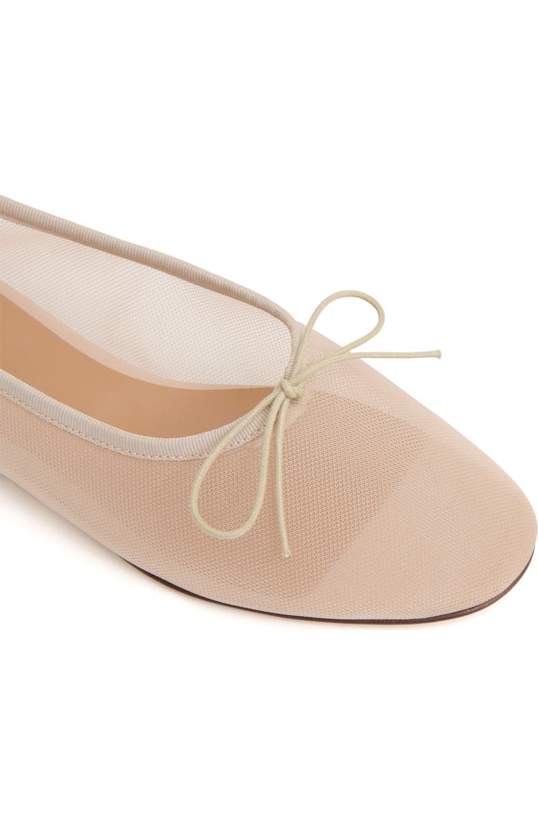 Mansur Gavriel Dream Mesh Ballerina Flat, Alternate, color, Beige