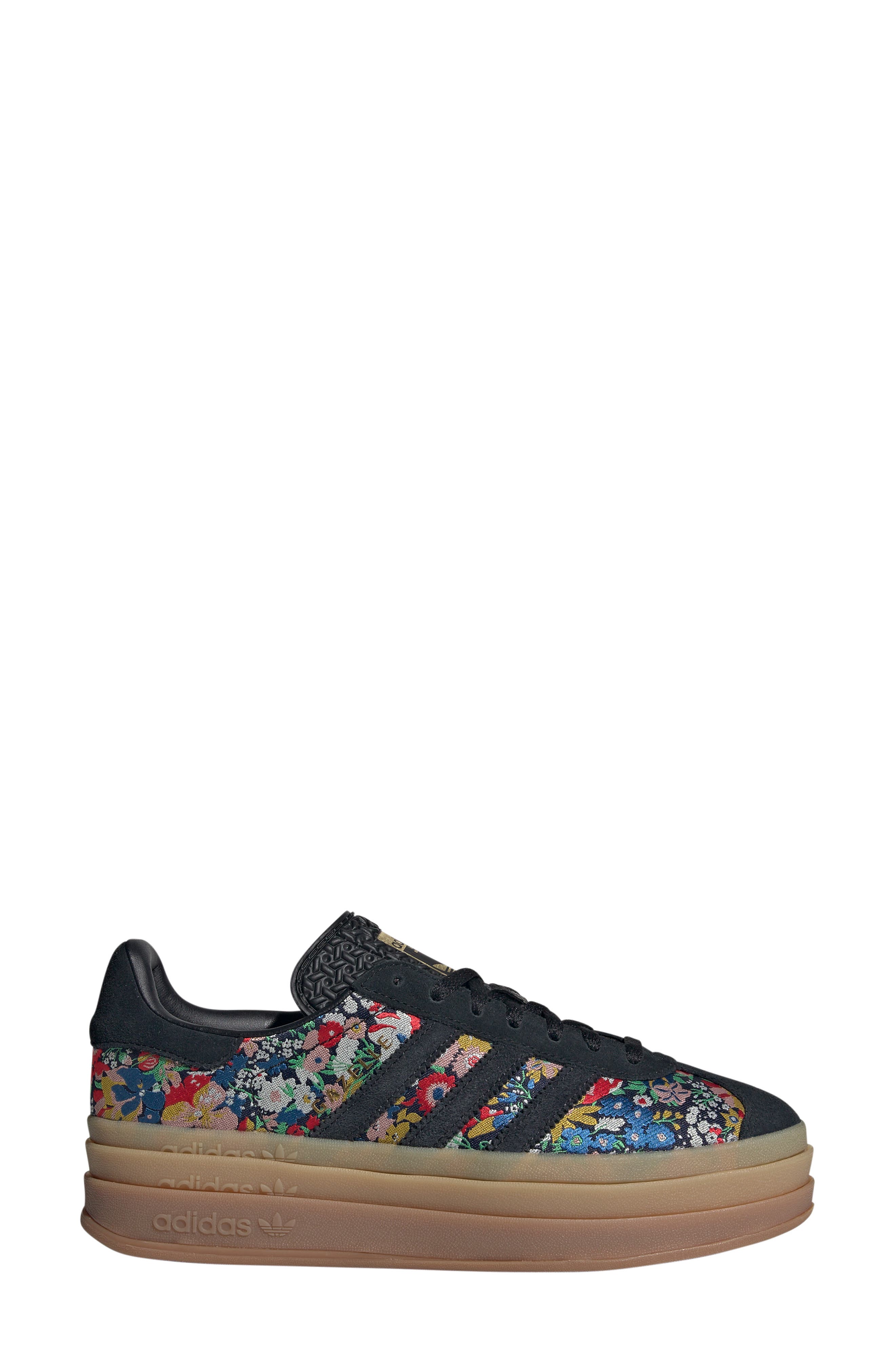 adidas x Liberty London Gazelle Bold Platform Sneaker, Alternate, color, 