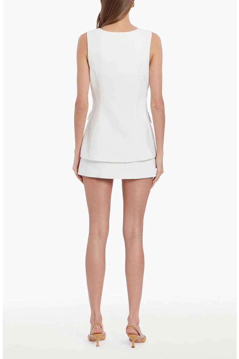 Kya Sleeveless Romper Minidress, Alternate, color, IVORY