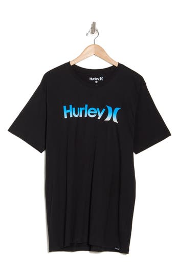 Hurley One & Only Gradient T-shirt In Black