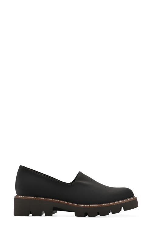 White Mountain Footwear Gianni Lug Sole Loafer In Black