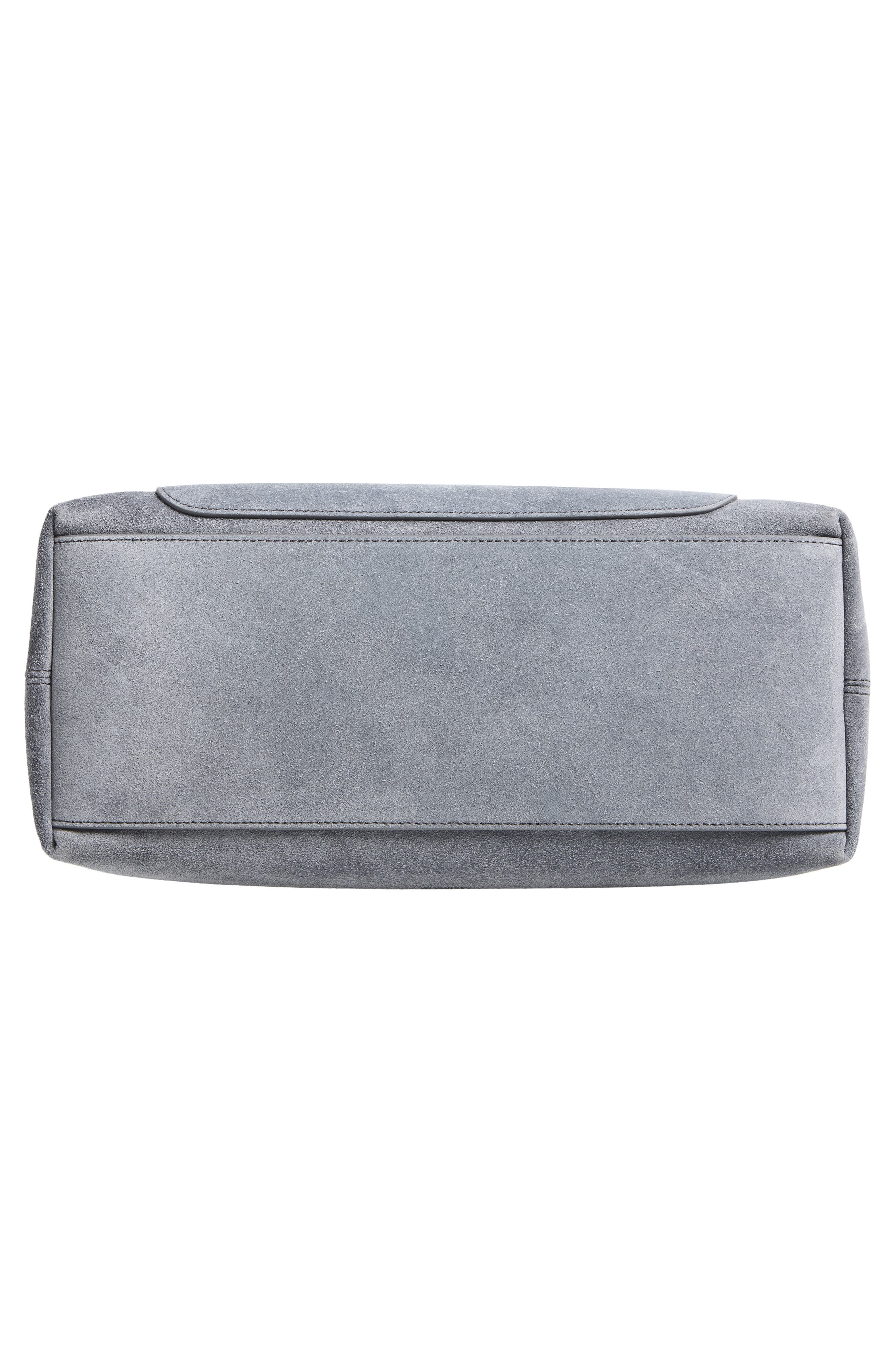 Stevie Suede Top Handle Bag, Alternate, color, FOGGY GREY