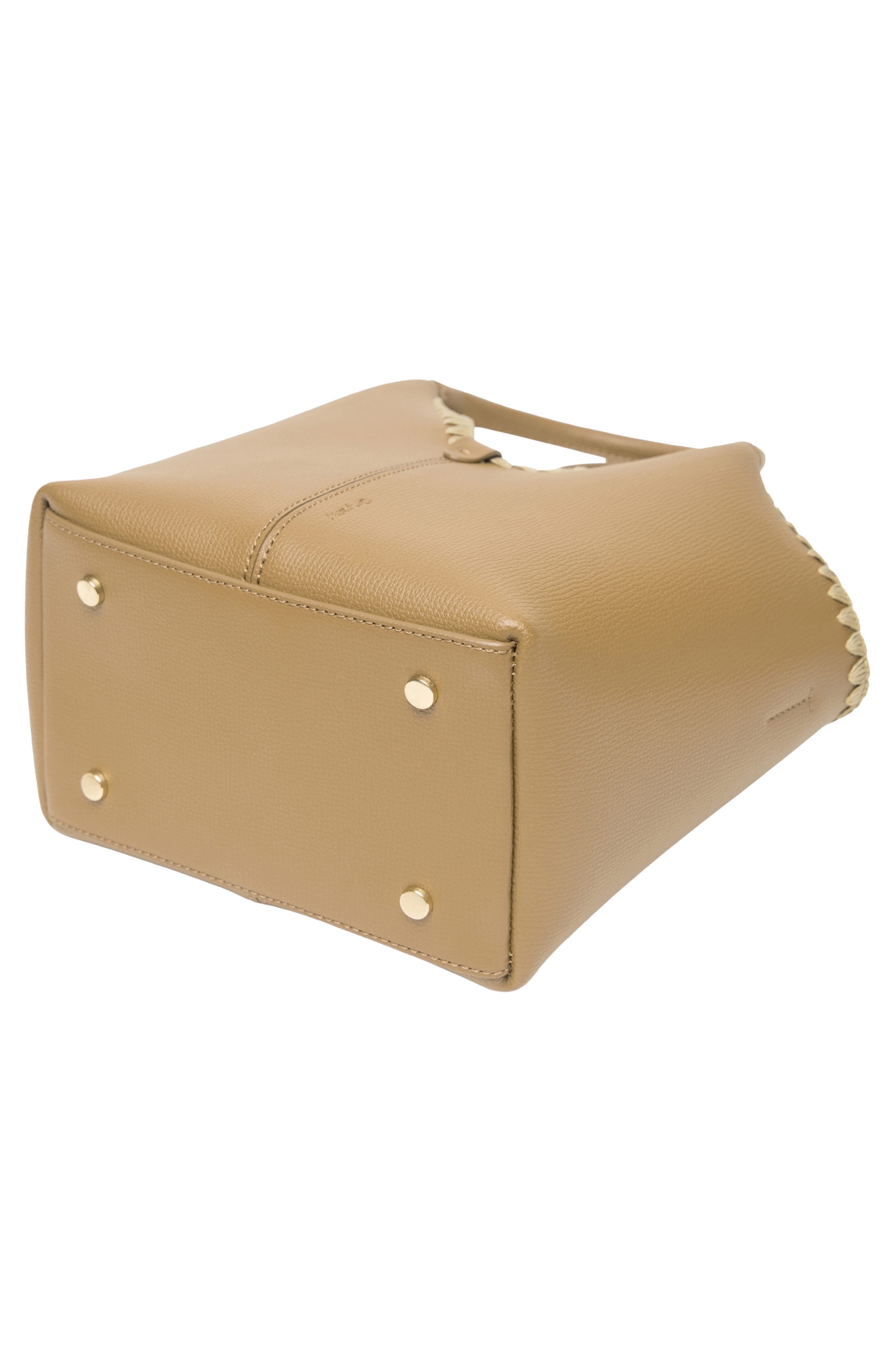 Vanessa Leather Satchel, Alternate, color, BROWN SUGAR