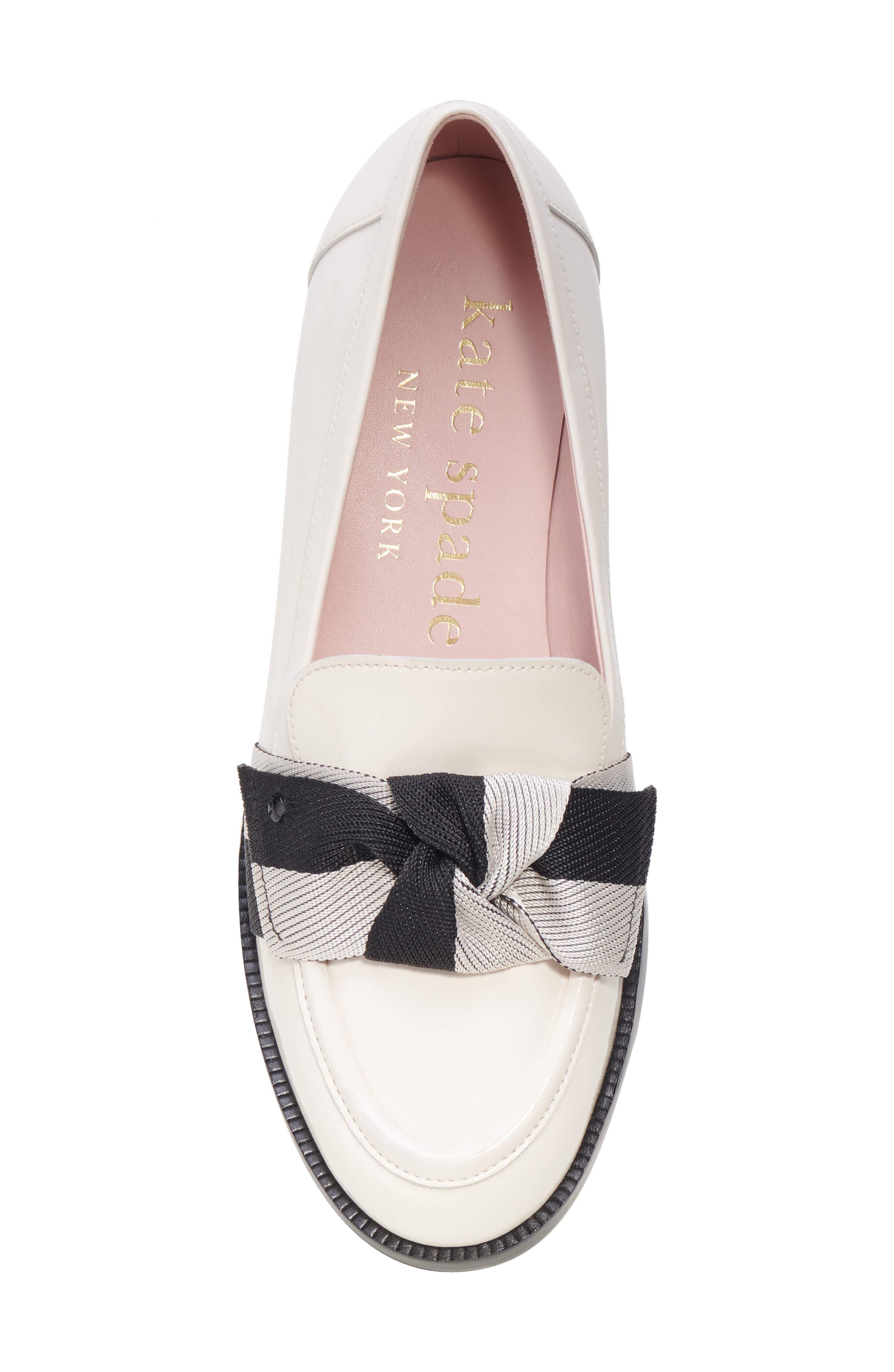 Kate Spade New York leandra loafer, Alternate, color, Cream/ Black Multi