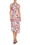 Floral Chiffon Sheath Dress