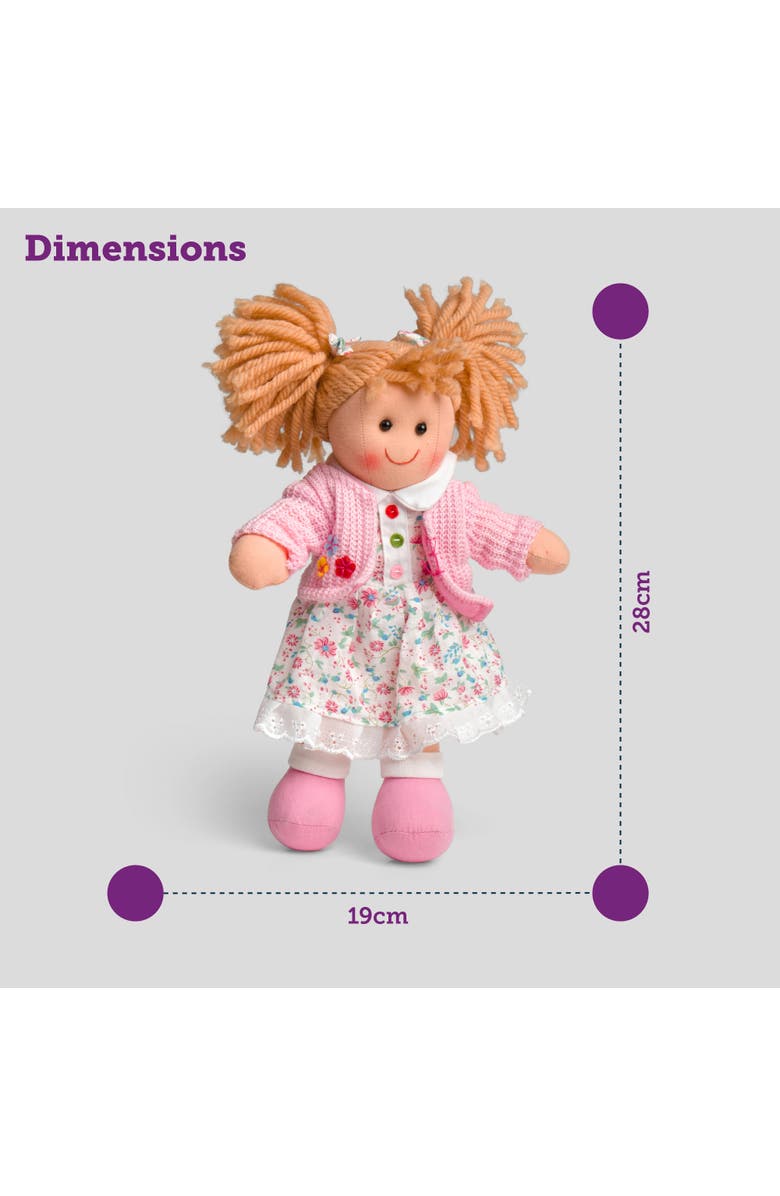 Bigjigs Toys - Poppy Doll, Small, Alternate, color, Multicolored