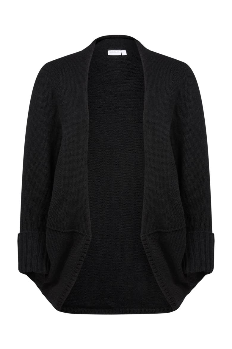 Supersoft Cocoon Cardigan, Alternate, color, BLACK