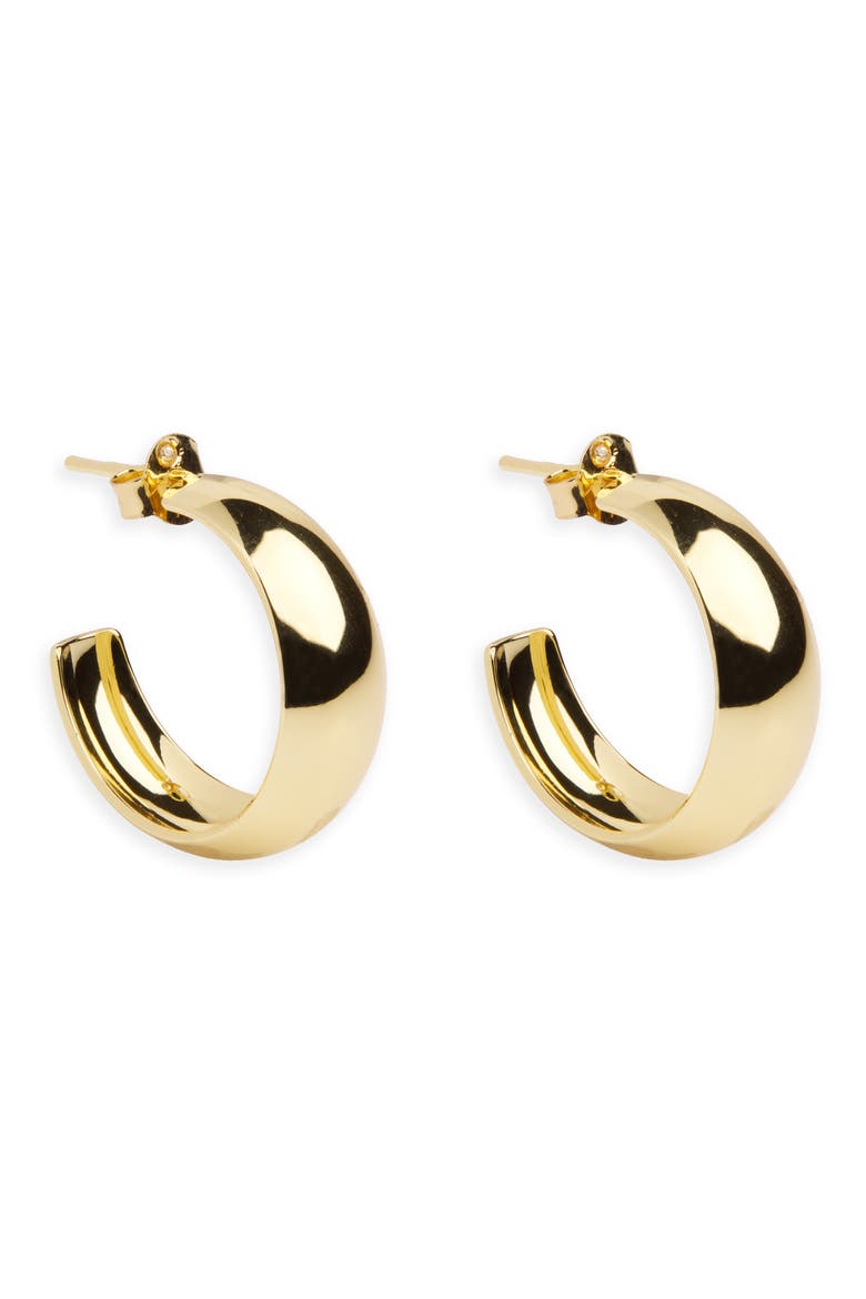Chunky Hoop Earrings, Main, color, GOLD