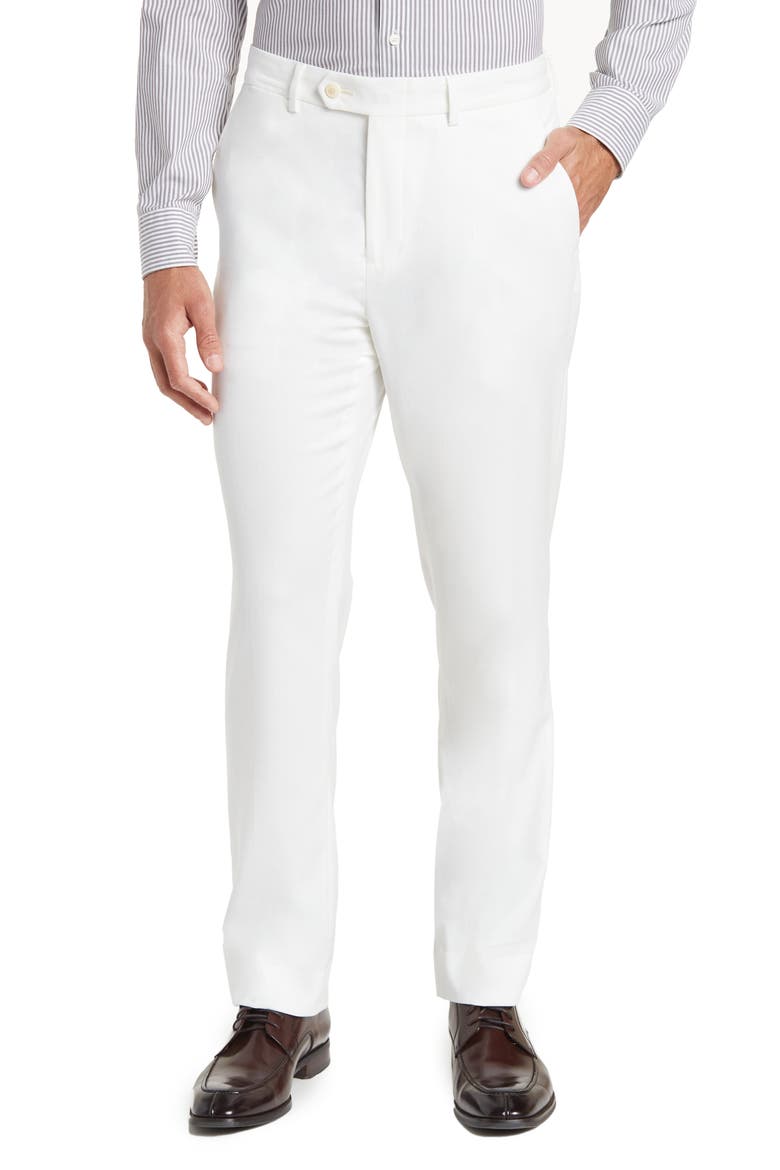 Linen Pants, Main, color, WHITE