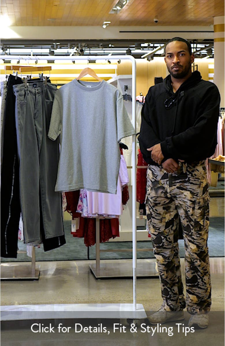 Heathered Grey Cotton T-Shirt, sales video thumbnail