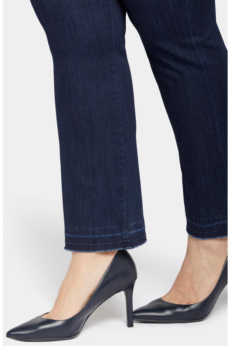 The High Waist Release Hem Straight Leg Jeans, Alternate, color, HIGHWAY