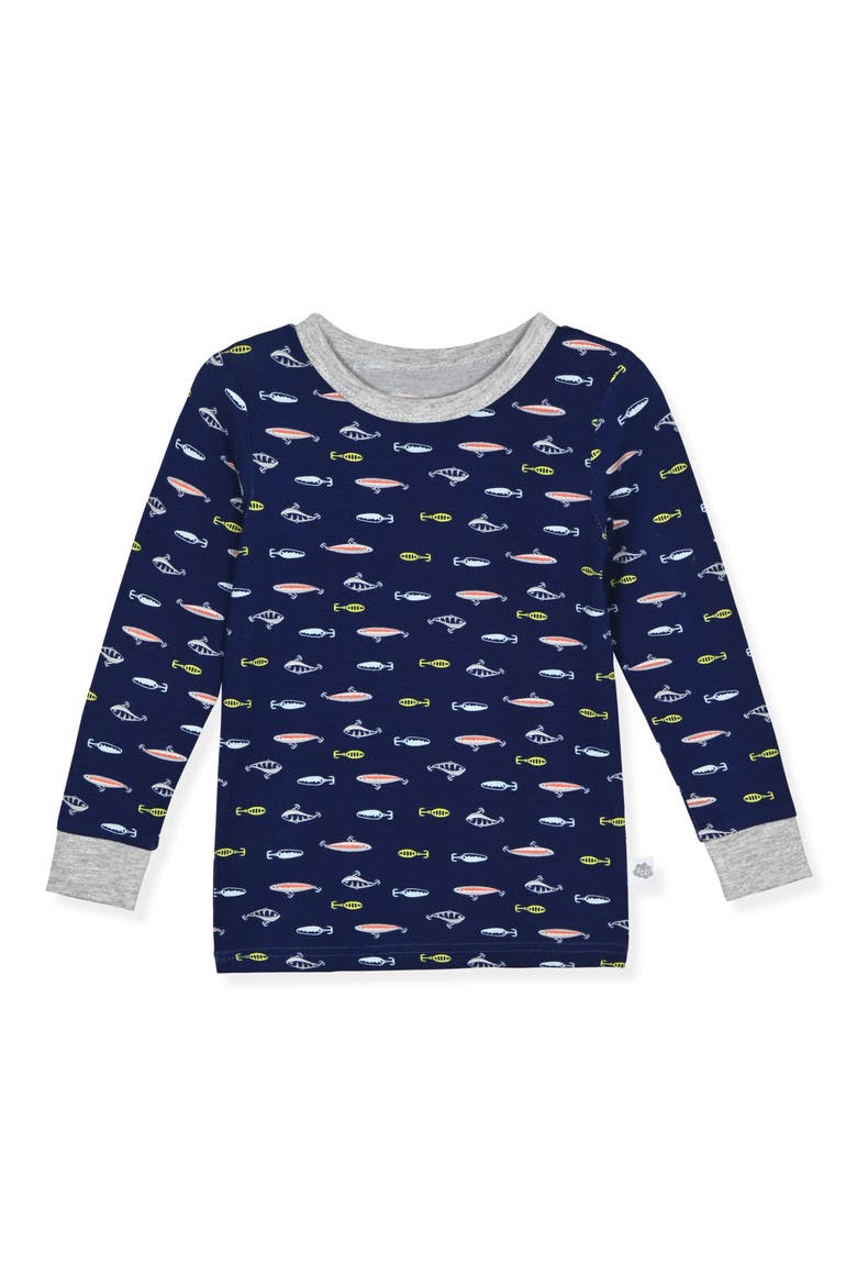 Kids' Assorted 2-Pack Print Fitted Two-Piece Pajamas, Alternate, color, BLUE