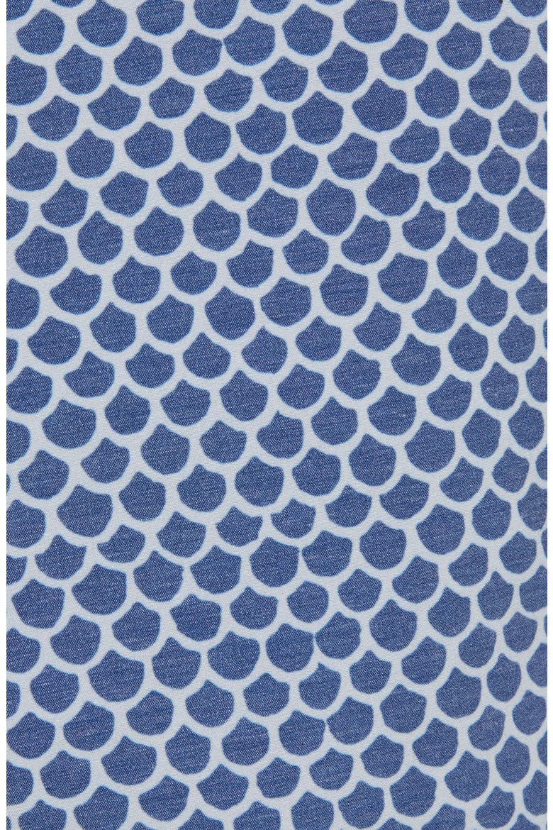 Scallop Print Board Shorts, Alternate, color, FISH SCALE BATIK