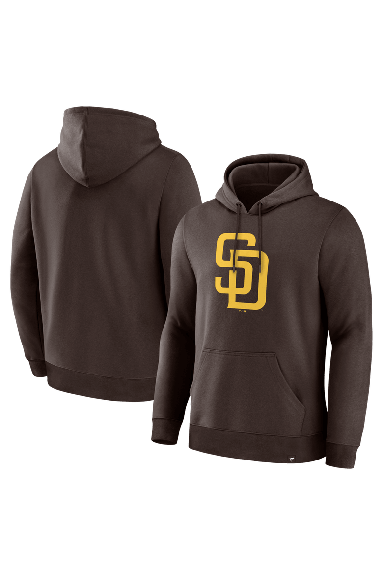 Men's Fanatics Brown San Diego Padres Primary Logo Legacy Hoodie, Alternate, color, Brown