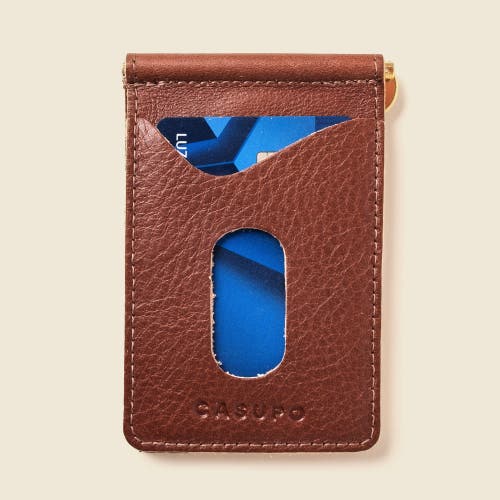 Casupo Money Clip Wallet In Brown
