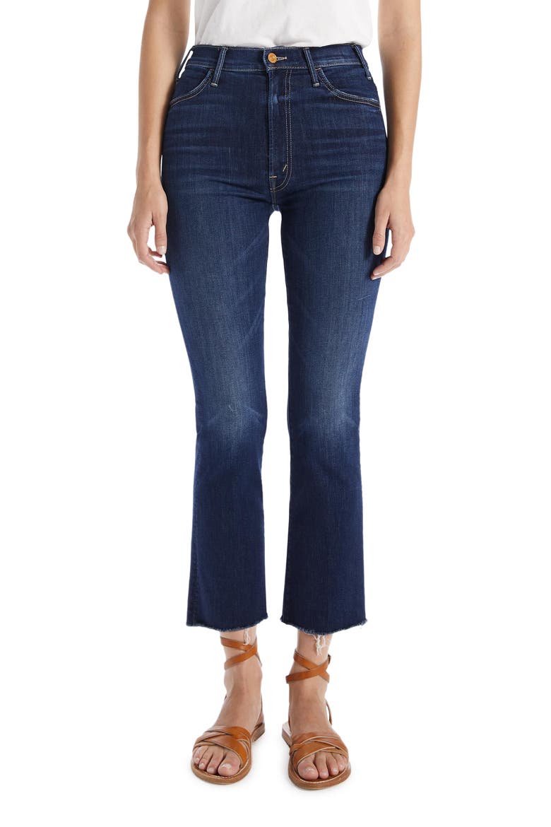 The Hustler Fray Ankle Bootcut Jeans, Main, color, SAVE THE D