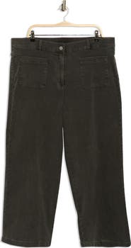 RUBY RD French Terry Denim Look Pants