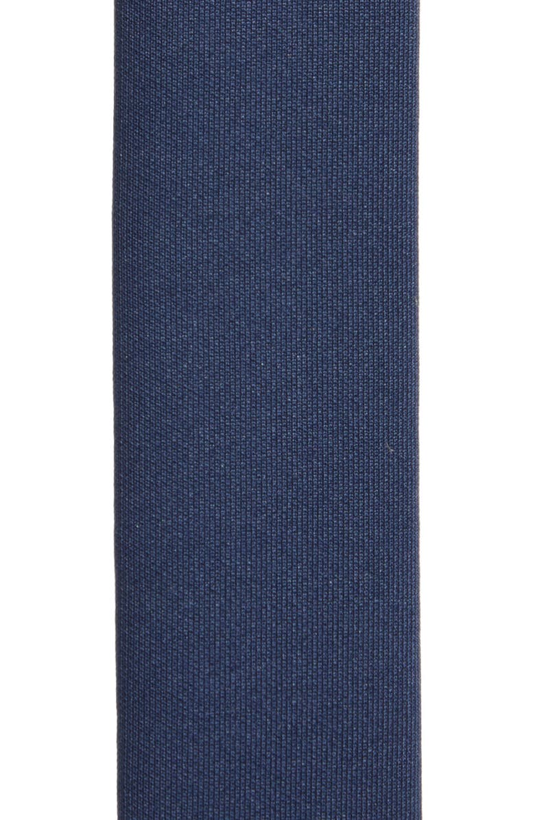 Cole Haan Neoprene & Leather Tip Belt, Alternate, color, Navy