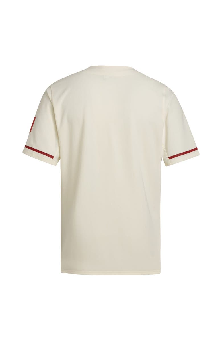 adidas Men's adidas Cream Indiana Hoosiers Replica Baseball Jersey, Alternate, color, Cream