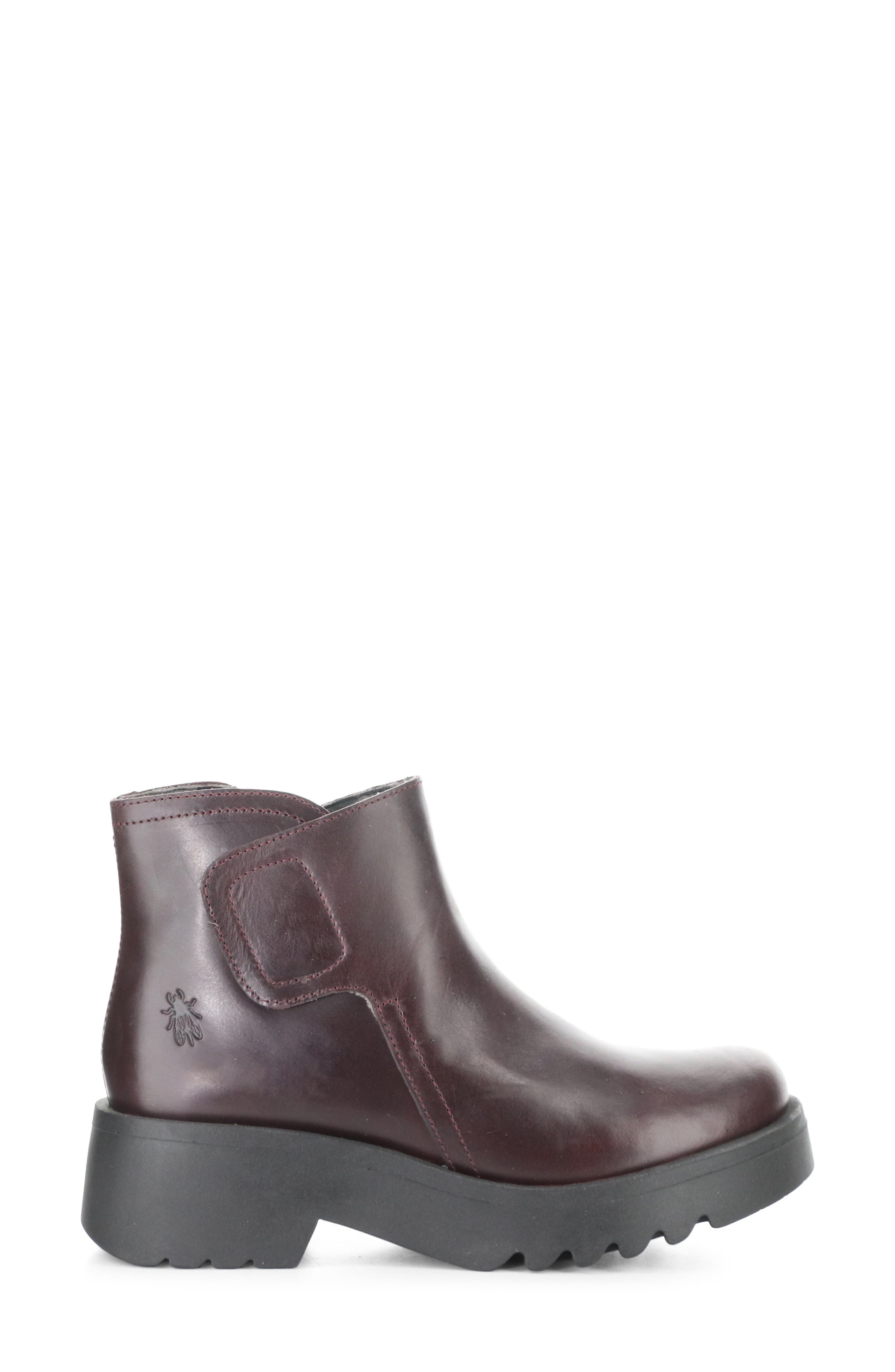 Mufe Platform Wedge Bootie, Alternate, color, WINE