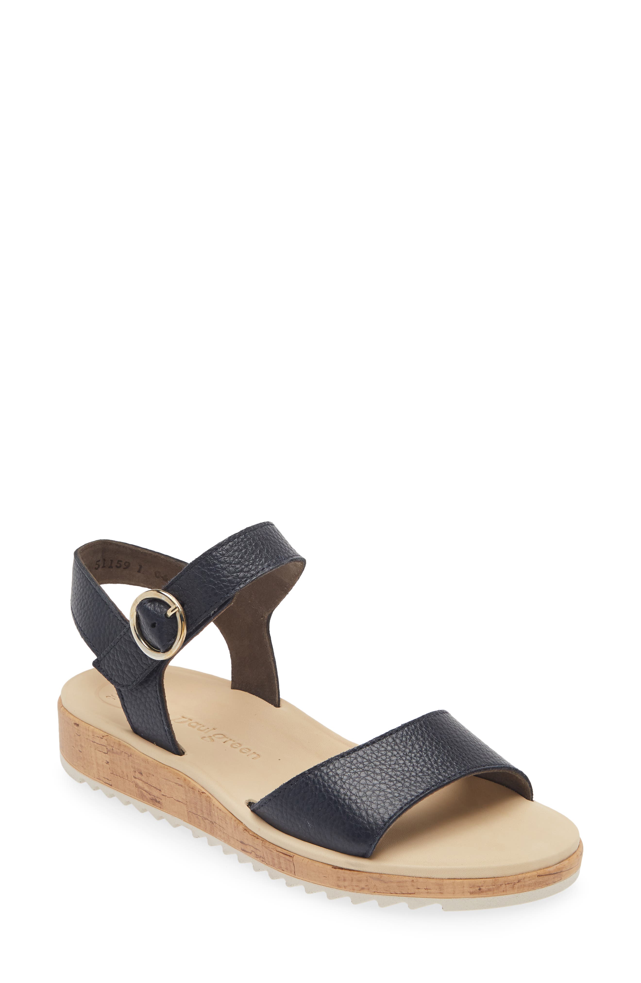 Tippi Ankle Strap Platform Wedge Sandal, Main, color, SPACE GRAINED