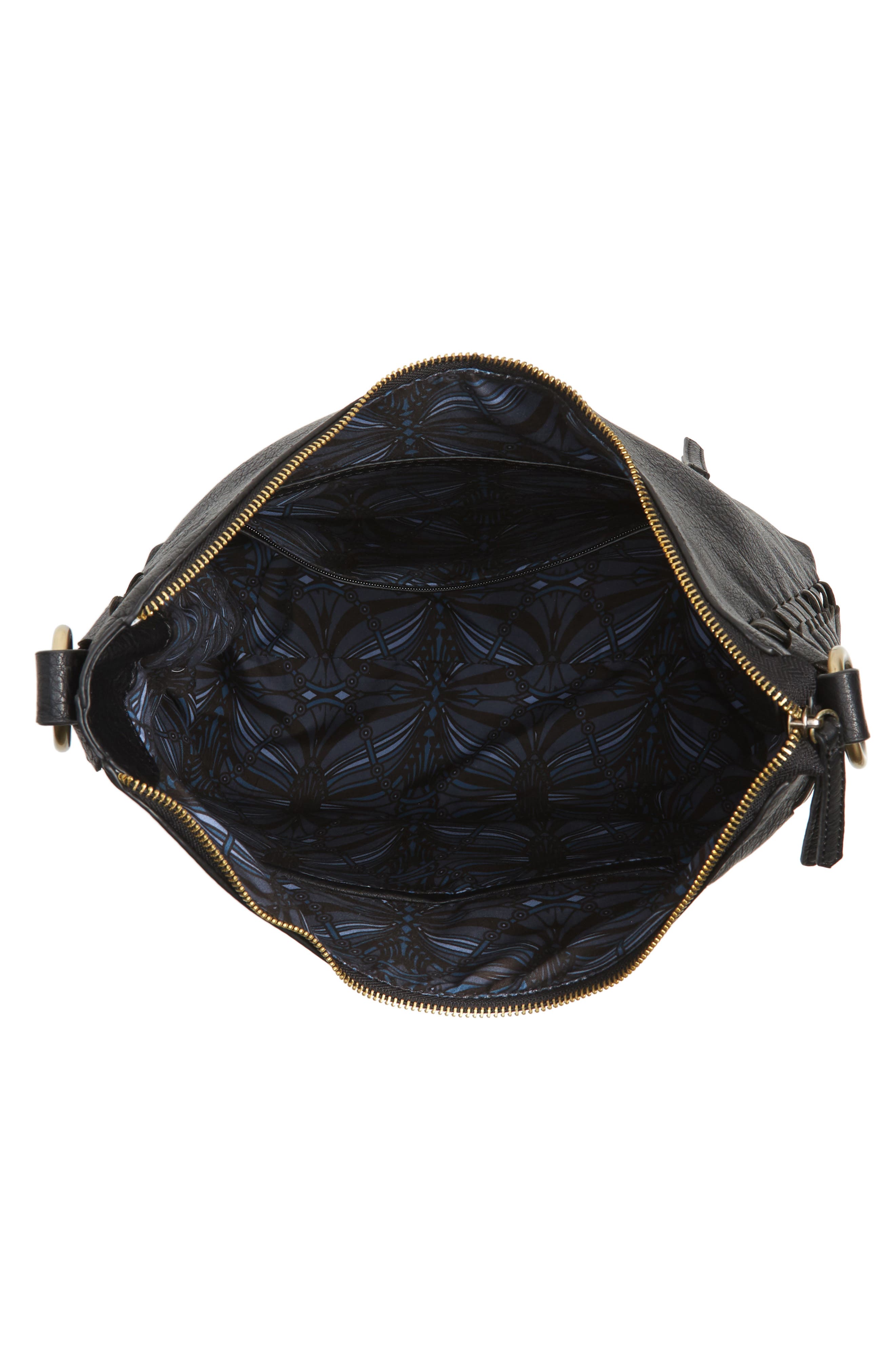 Sondra Roberts Faux Leather Hobo, Alternate, color, 