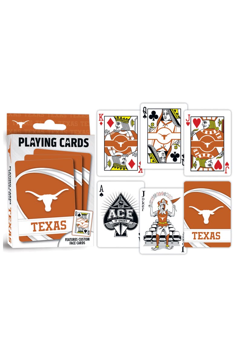 Texas Longhorns Playing Cards, Alternate, color, Multicolor
