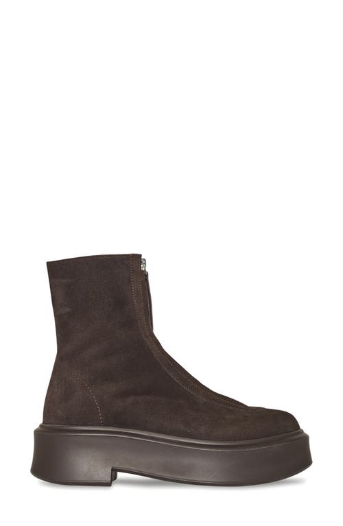The Row Zipped Boot 1 Suede Ankle Boots