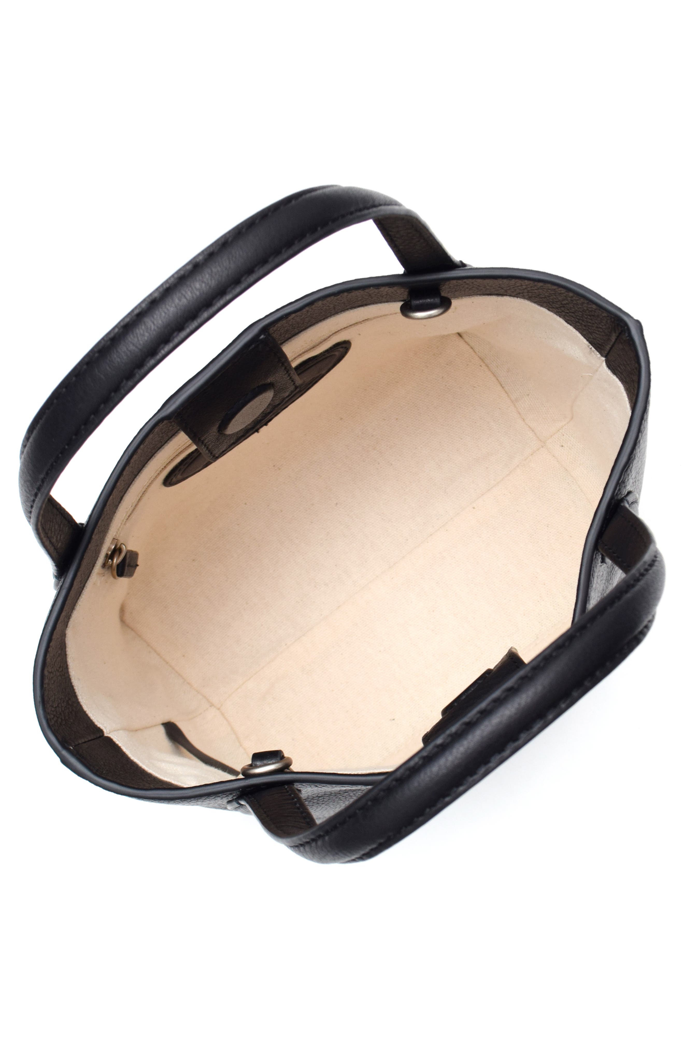 New Amsterdam Leatherworks Asher Convertible Tote Bag, Alternate, color, Black