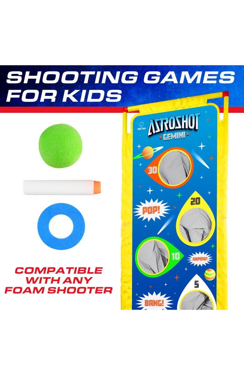 USA Toyz Astroshot Gemini Shooting Games, Alternate, color, Multi Color