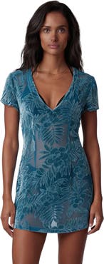 Lords of Harlech Country Floral Womens V-neck Mini Dress