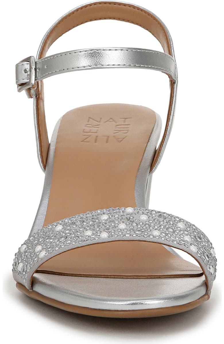 Naturalizer Bristol Sandal, Alternate, color, Silver Faux Leather
