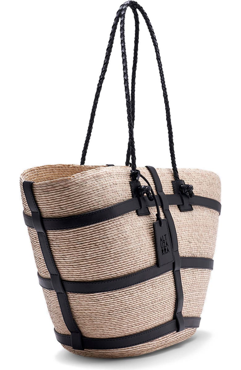 Altuzarra Large Watermill Woven Palm Tote, Alternate, color,