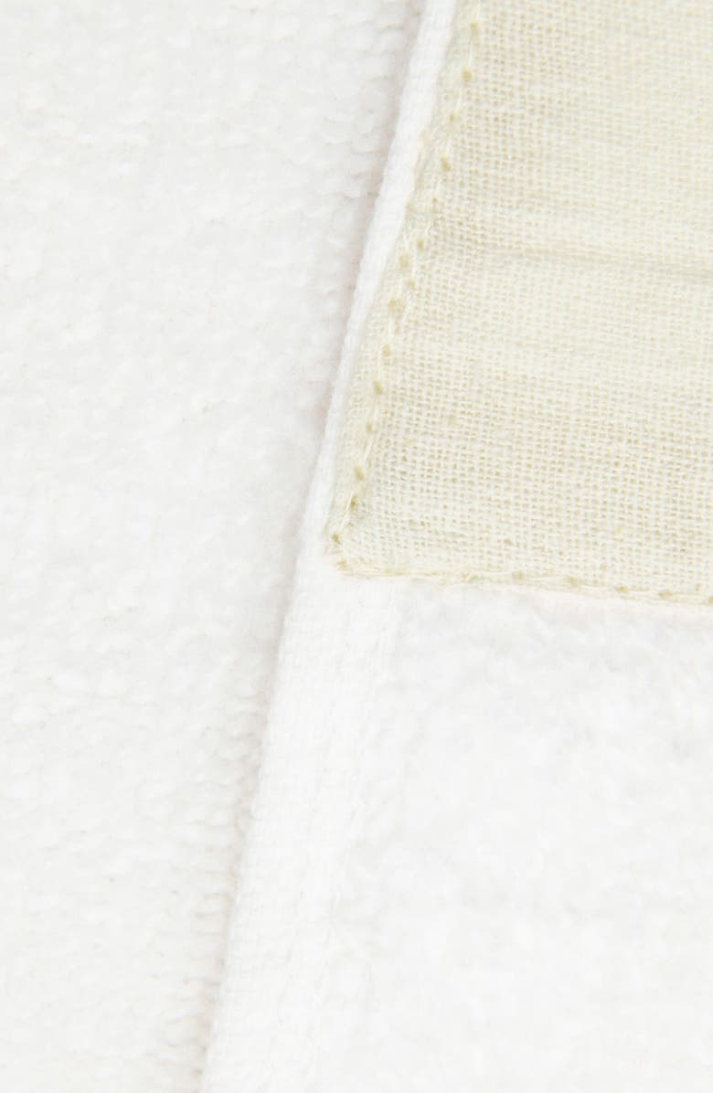 Woven & Weft Border 6-Pack Cotton Hand Towels, Alternate, color, White