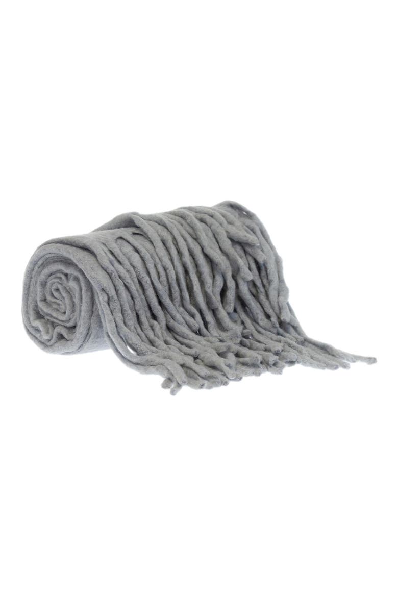 Nagar Fringe Throw Blanket, Alternate, color, GRAY