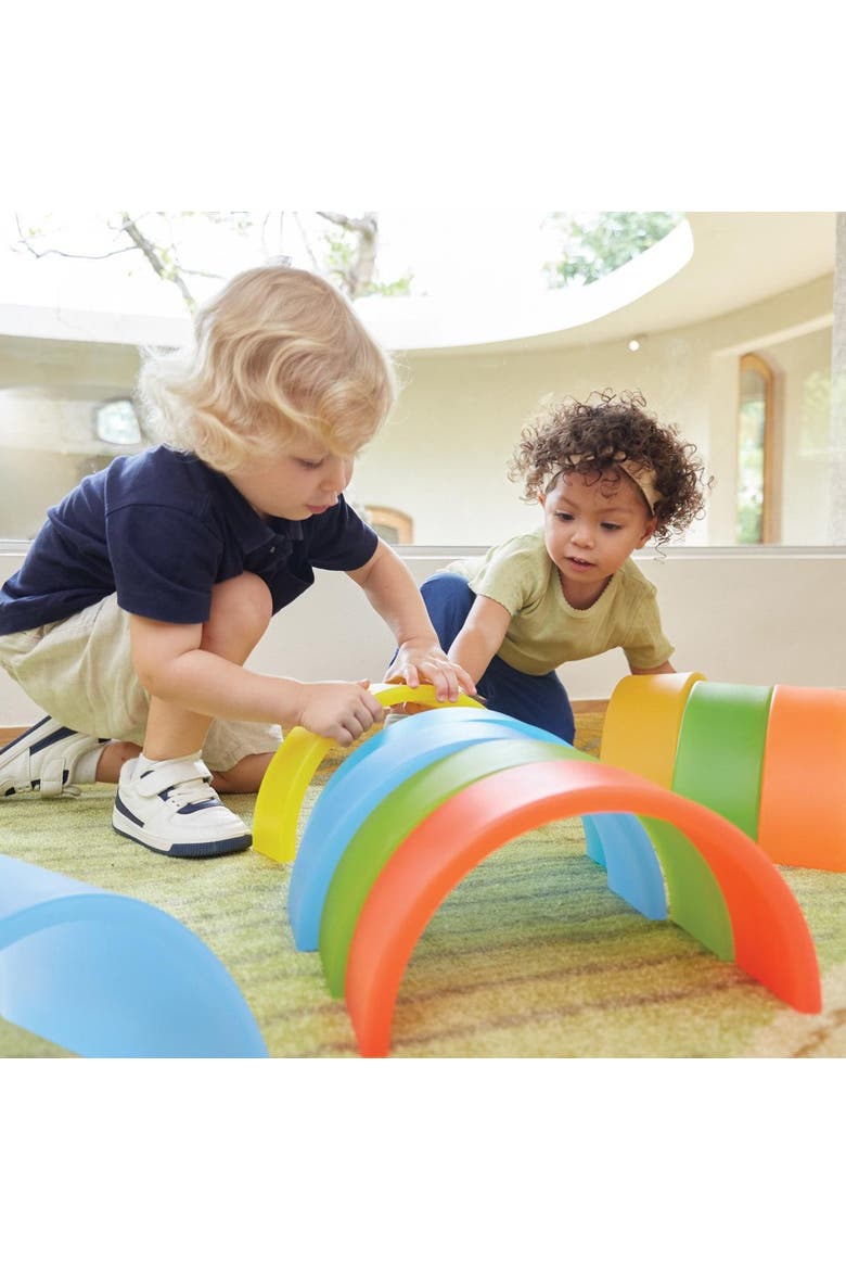 Discovery Rainbow Arches and Tunnels - 10 Pieces, Alternate, color, Multicolored