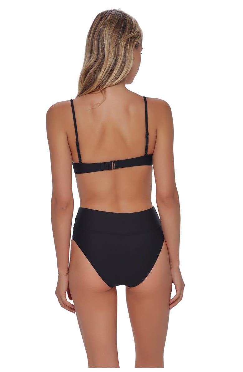 Swim Systems Laura Fold Over Bikini Swim Bottoms, Main, color, Black