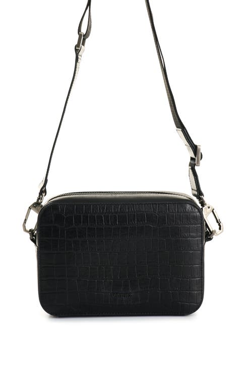 Leather Crossbody Bag  with Adjustable Straps