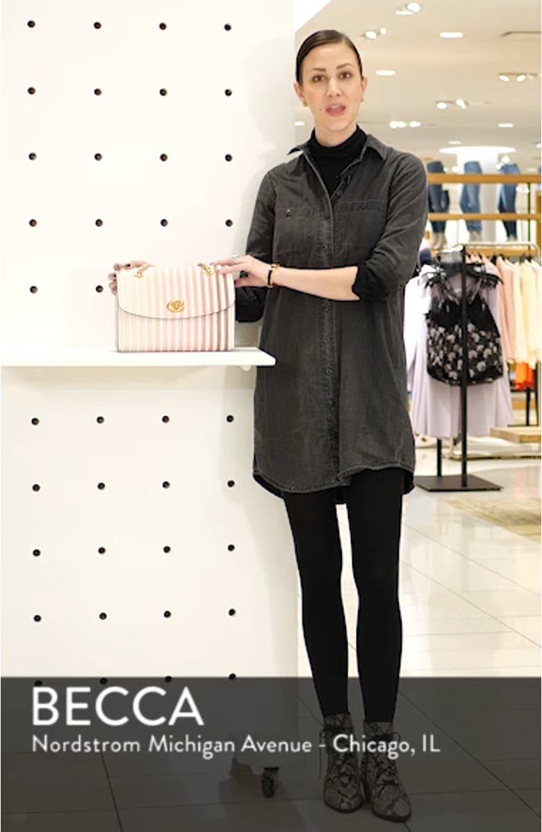 Parker Ombré Quilting Leather Top Handle Shoulder Bag, sales video thumbnail